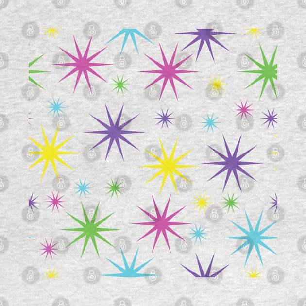 Starry Asterisk Pattern (Neon) by inotyler